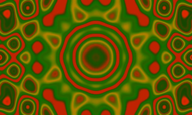 Neontunnel Orange Krusnings Våg Virvel 5:3 Bred 60fps Skärmsläckare VJ Loop