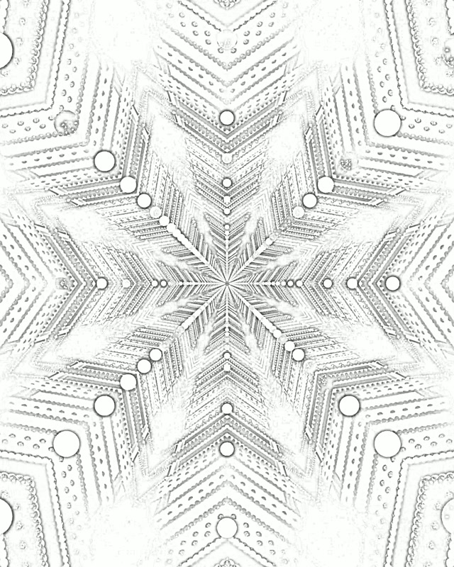 Silver Neontunnel Snöflinga Skärmsläckare 60fps 4:5 Instagram VJ Loop