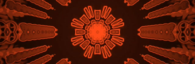 Pulsating Mandala Neon Tunnel 3:1 Ultrawide 60fps VJ Loop Screensaver