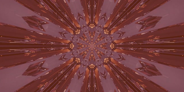 Radiant Kaleidoscope Neon Tunnel VJ Loop 2:1 Univisium 60fps Screensaver