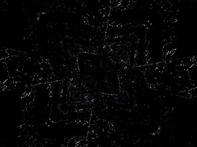 Neontunnel Glitch Statisk 4:3 Classic 60fps Skärmsläckare Vj Loop