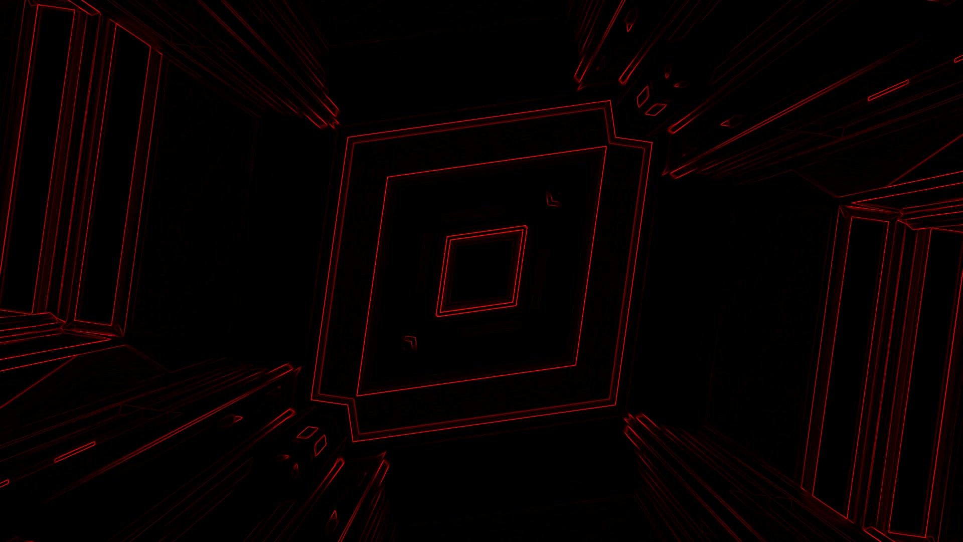 Kung'ara Nyekundu Box Tunnel Screensaver 4K UHD 60fps Live Wallpaper