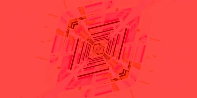 Neon Tunnel Red Spiral Diamond Vortex VJ Loop 2:1 Univisium 60fps Screensaver