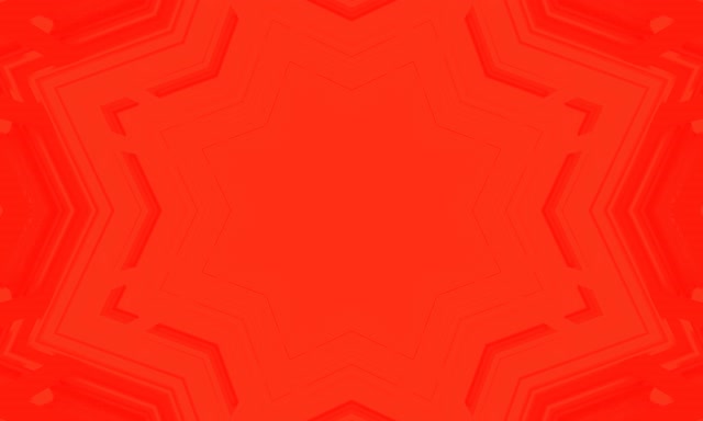 Nyekundu Nyota Vortex Tuneli ya Neon VJ Loop 5:3 Upana 60fps Screensaver