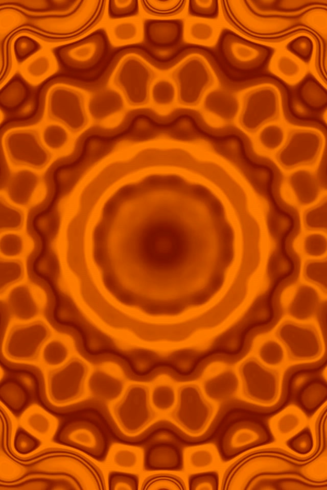 Tuneli la Neon Machungwa Wimbi Jua Vortex Screensaver 60fps 2:3 Photo Portrait Vj Loop