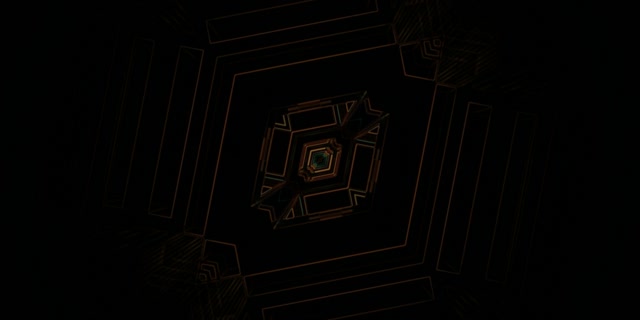 Neon Tunnel Rotating Diamond Vortex VJ Loop 2:1 Univisium 60fps Screensaver