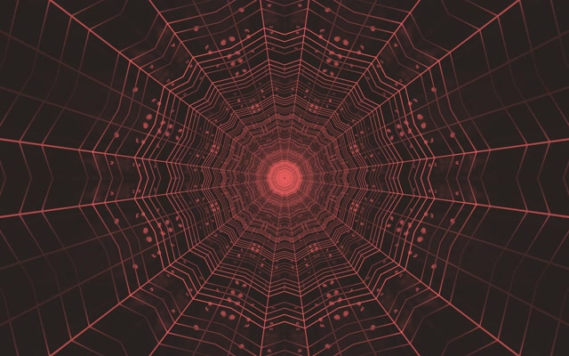 Neon Tunnel Red Spider Web Vortex Vj Loop 16:10 macbook 60fps Screensaver