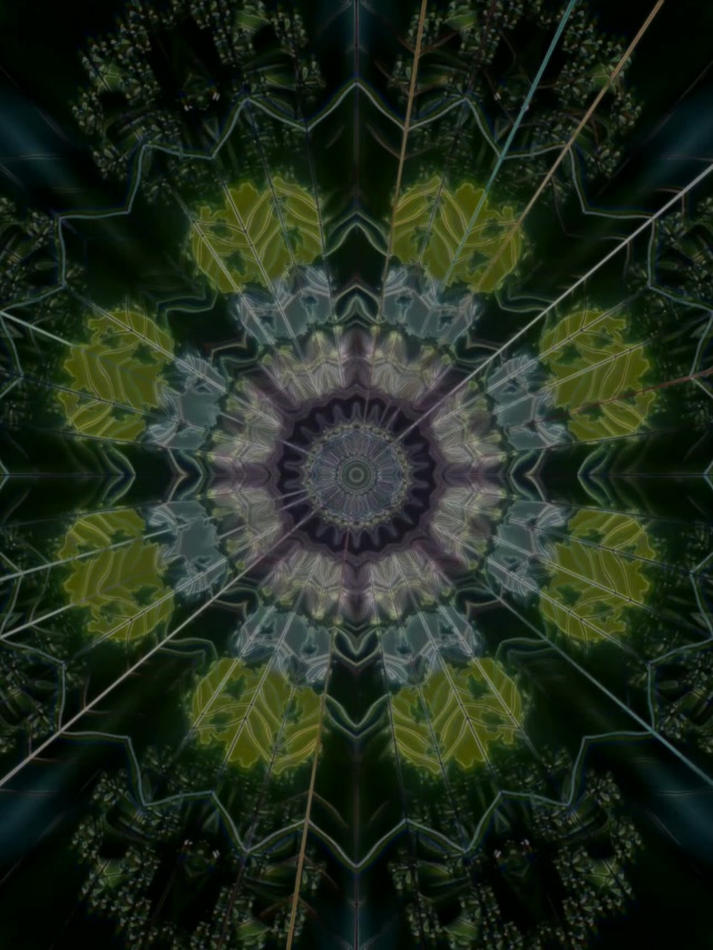 Neon Tunnel Kaleidoscope Vortex 3:4 iPad Portrait 60fps Screensaver VJ Loop
