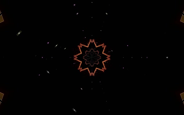Tunnel ya Neon Kaleidoscope Star VJ Loop 16:10 Macbook 60fps Screensaver