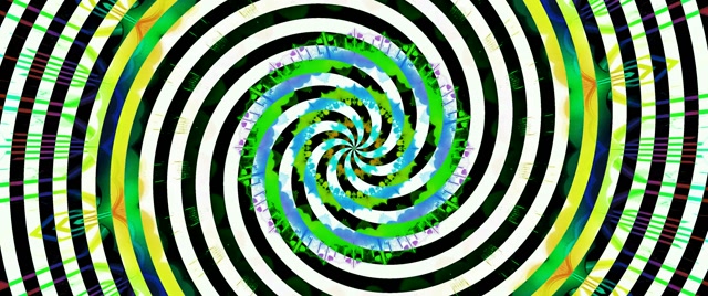 Spiraling Neon Tunnel VJ Loop 2.39:1 Cinemascope 60fps Screensaver