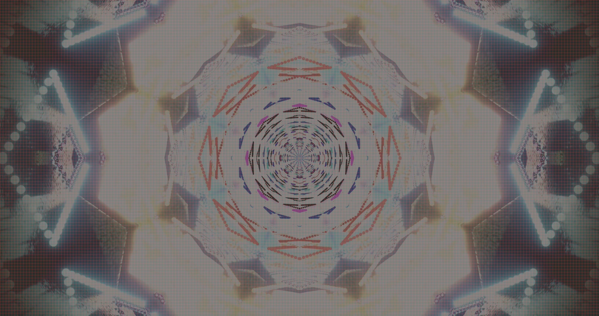 Kaleidoscope Tunnel ya Neon Hifadhi Skrini 4K UHD 60fps VJLoops