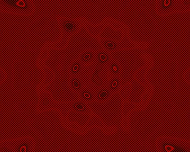 Tunnel ya Neon Nyekundu Msongeo VJ Loop 60fps 5:4 Industrial Screensaver