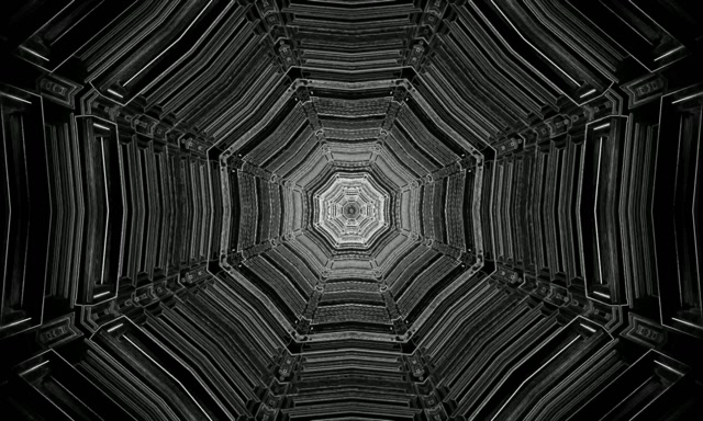 Neon Tunnel Octagon Vortex VJLoops 5:3 Wide 60fps Screensaver