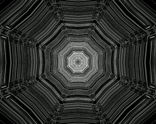 Neon Tunnel Octagon Vortex VJLoops 60fps 5:4 Industrial Screensaver