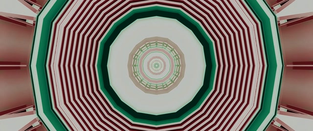 Tuneli ya Neon Decagon Vortex VJ Loop 2.39:1 Cinemascope 60fps Screensaver