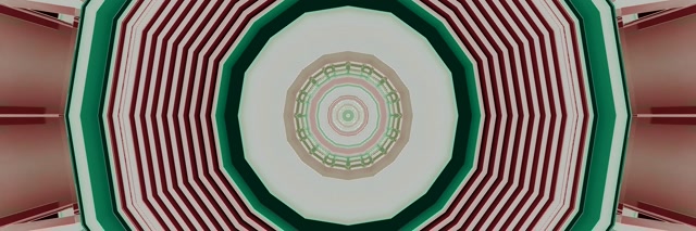 Neon Tunnel Octagon Vortex VJLoops 3:1 Triple Wide 60fps Hifadhi ya Skrini