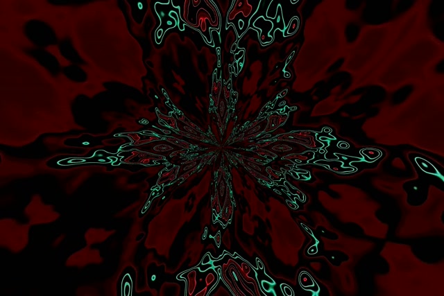 Tuneli ya Neon Fractal Burst VJ Loop 3:2 Surface 60fps Hifadhi-skrini