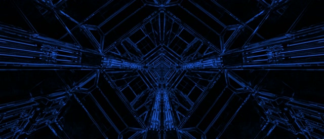 Bluu Neon Tunnel Screensaver 21:9 Ultrawide 60fps VJ Loop PC Laptop