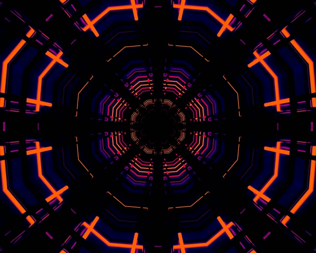 Mrango wa Neon Octagon Grid VJLoops 5:4 industrial 60fps Skrinseva