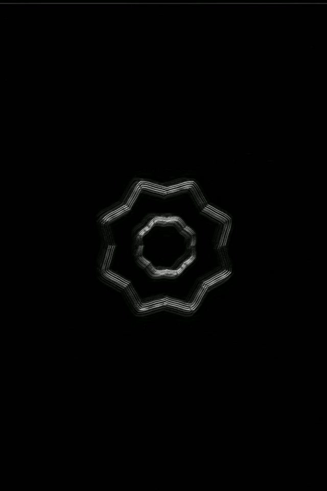 Tunnel ya Neon Dark Mandala Pete 2:3 Photo Portrait 60fps Screensaver VJ Loop