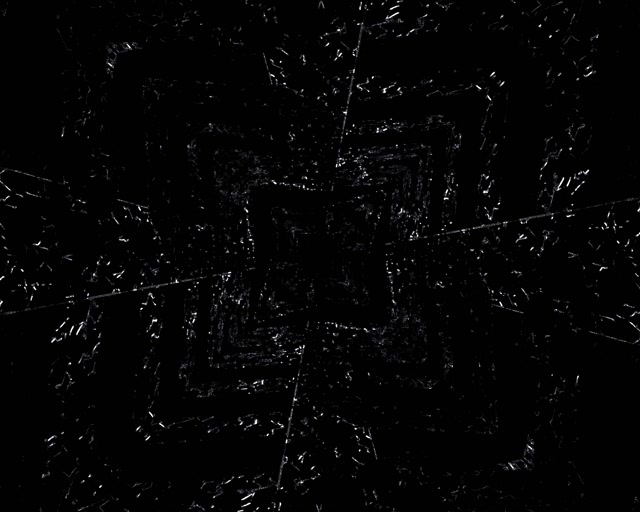 Tunnel ya Neon Giza Industrial Scratch VJ Loop 5:4 industrial 60fps Screensaver