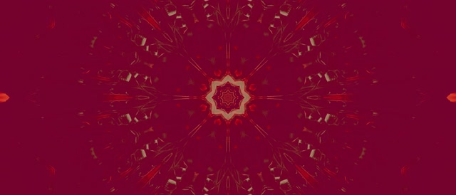 Neon Tunnel Fractal Mandala VJ Loop 21:9 Ultrawide 60fps Hifadhi Skrini