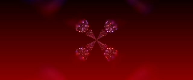 Neon Tunnel Nyekundu Fractal Kaleidoscope VJLoops 2.39:1 Cinemascope 60fps Screensaver