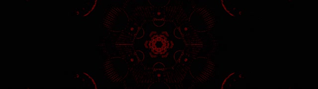 Neon Tunnel Nyekundu Mandala Kaleidoscope 32:9 Ultrawide 60fps Screensaver VJLoops