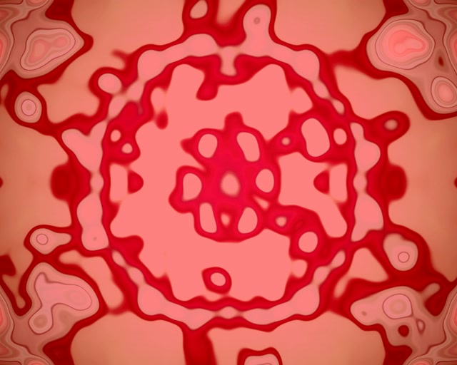 Tuneli ya Neon Waridi Amoeba Cell Vj Loop 5:4 Viwandani 60fps Screensaver