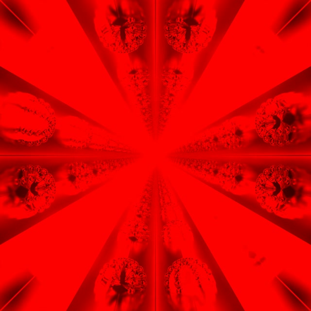 Fractal Waridi Neon Tunnel VJLoops 1:1 Square 60fps Screensaver