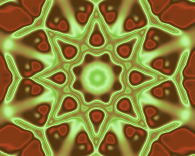 Radiant Neon Tunnel 5:4 Industrial - Pulsating Mandala Vortex VJ Loop 60fps Screensaver