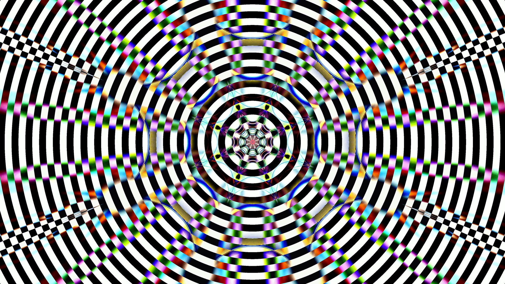 Neon Tunnel Vj Loop 4K UHD 60FPS Screensaver Windows Colorful Geometric