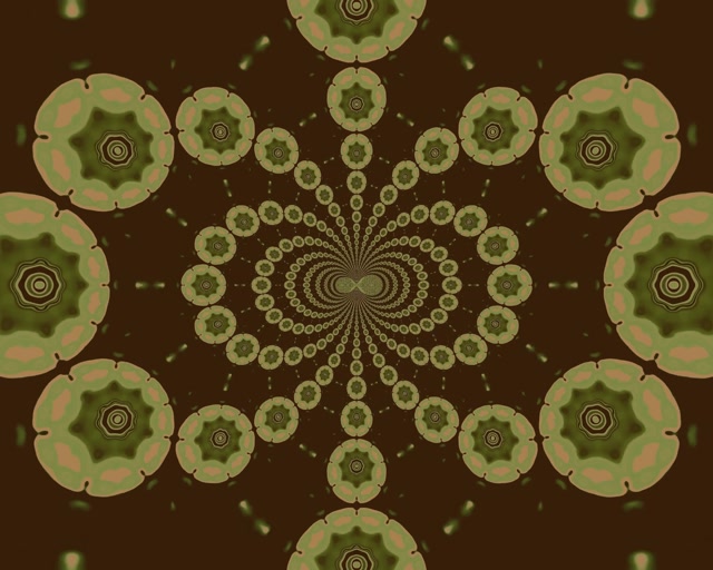 อุโมงค์ Neon Fractal Mandala VJ Loop 5:4 Industrial 60fps ตัวรักษาหน้าจอ