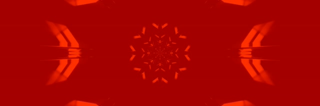 อุโมงค์นีออนแดง กล้องส่องทรรศน์ Screensaver 3:1 Triple Wide 60fps VJLoops