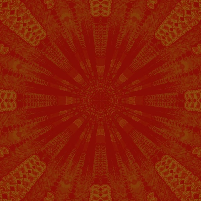 Neon Tunnel Tribal Feather Burst 1:1 Square 60fps Screensaver Vj Loop