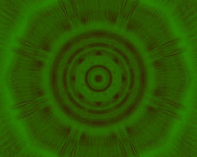 Green Neon Tunnel Rippling Circles VJ Loop 5:4 industrial 60fps Screensaver