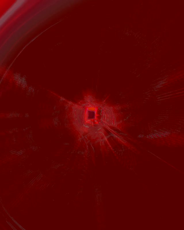 Red Neon Tunnel Pulsating Square Vortex 4:5 Instagram 60fps Screensaver VJ Loop