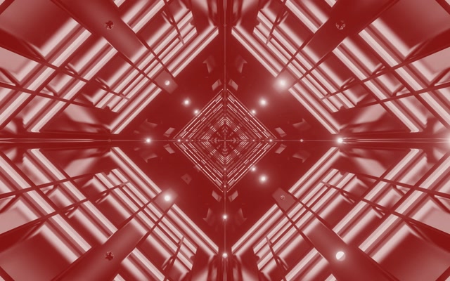 Red Neon Tunnel Diamond Vortex VJ Loop 60fps 16:10 MacBook หน้าจออนุรักษ์