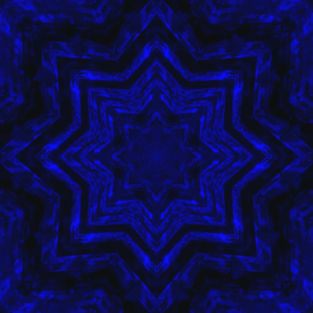 ตัวรักษาหน้าจอ Blue Neon Tunnel Star 1:1 Square 60fps Vj Loop