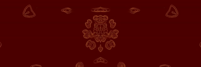 อุโมงค์นีออนมันดาลาแดง Kaleidoscope VJLoops 3:1 Triple Wide 60fps Screensaver