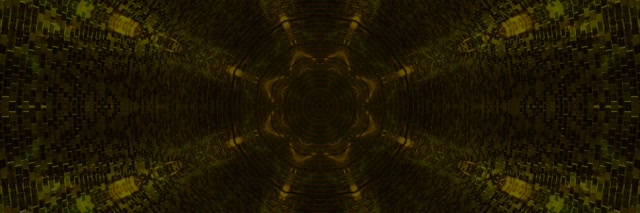 Neon Tunnel Mosaic Kaleidoscope VJ Loop 3:1 Triple Wide 60fps Screensaver