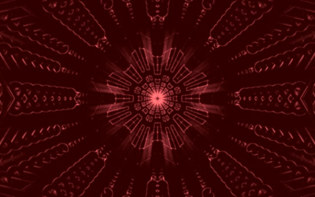 Red Neon อุโมงค์นีออน Kaleidoscope Burst VJLoops 16:10 MacBook 60fps Screensaver