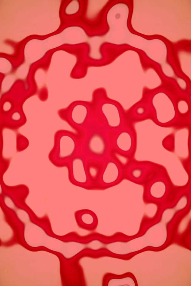 Neon Tunnel Pink Cell Bloom VJ Loop 2:3 Photo Portrait 60fps Screensaver