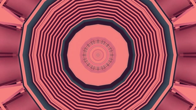 4k uhd 60fps neon tunnel pink octagon vj loop