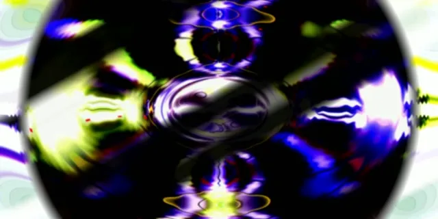 2:1 Univisium 60fps Screensaver Neon Tunnel Motion Background