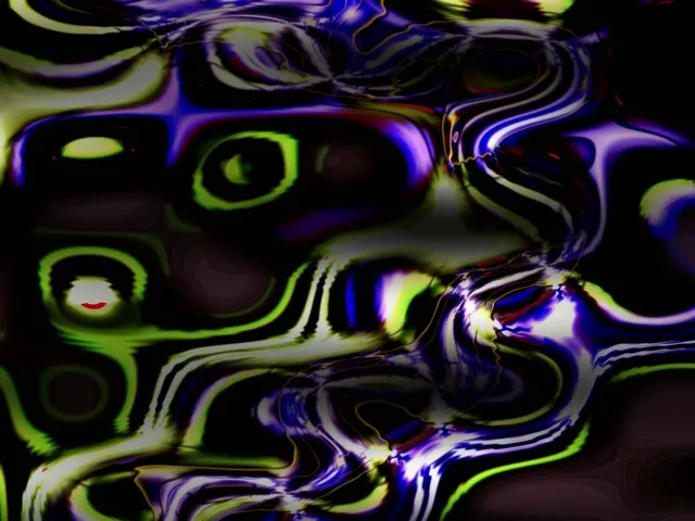 Liquid Light Neon Bubble VJ | 4:3 Standard 60fps Screensaver