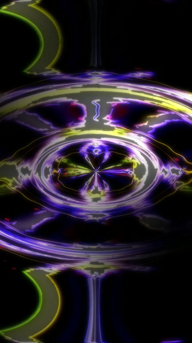 9:16 Reels 60fps Screensaver Neon Tunnel Pulsating Diamond Motion Background