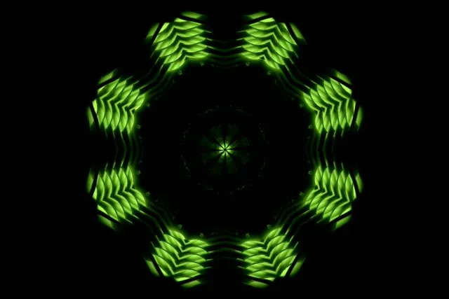 3:2 Surface 60fps Screensaver Neon Tunnel Live Wallpaper Neon Green