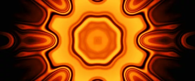 Neon Tunnel Pulsating Kaleidoscope VJ Loop 2.39:1 60fps Screensaver