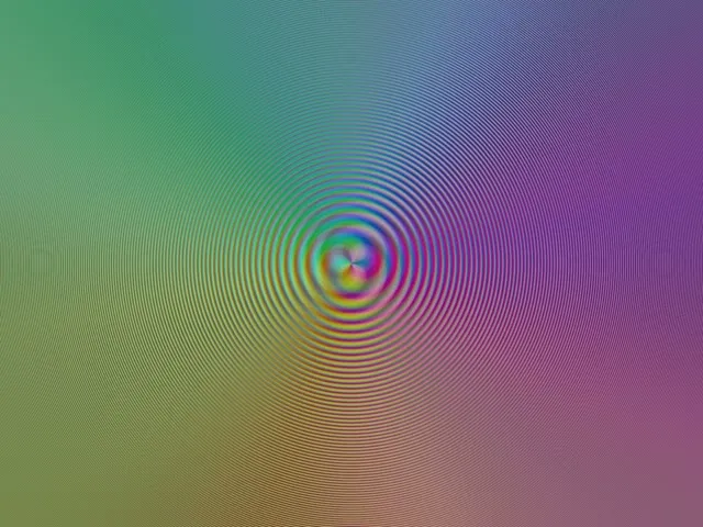 4:3 Classic 60FPS Screensaver | Colorful Spiral Vortex Motion Background VJ Loop